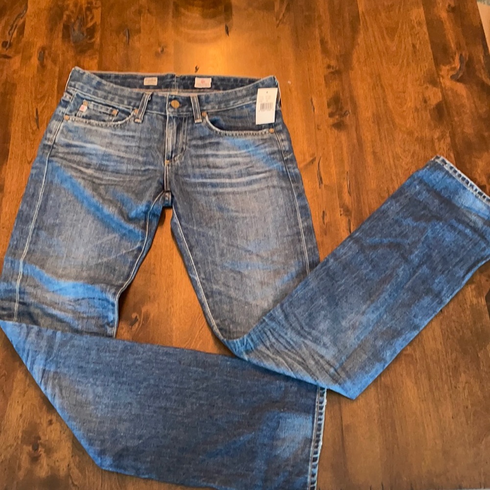 AG relaxed straight leg jeans